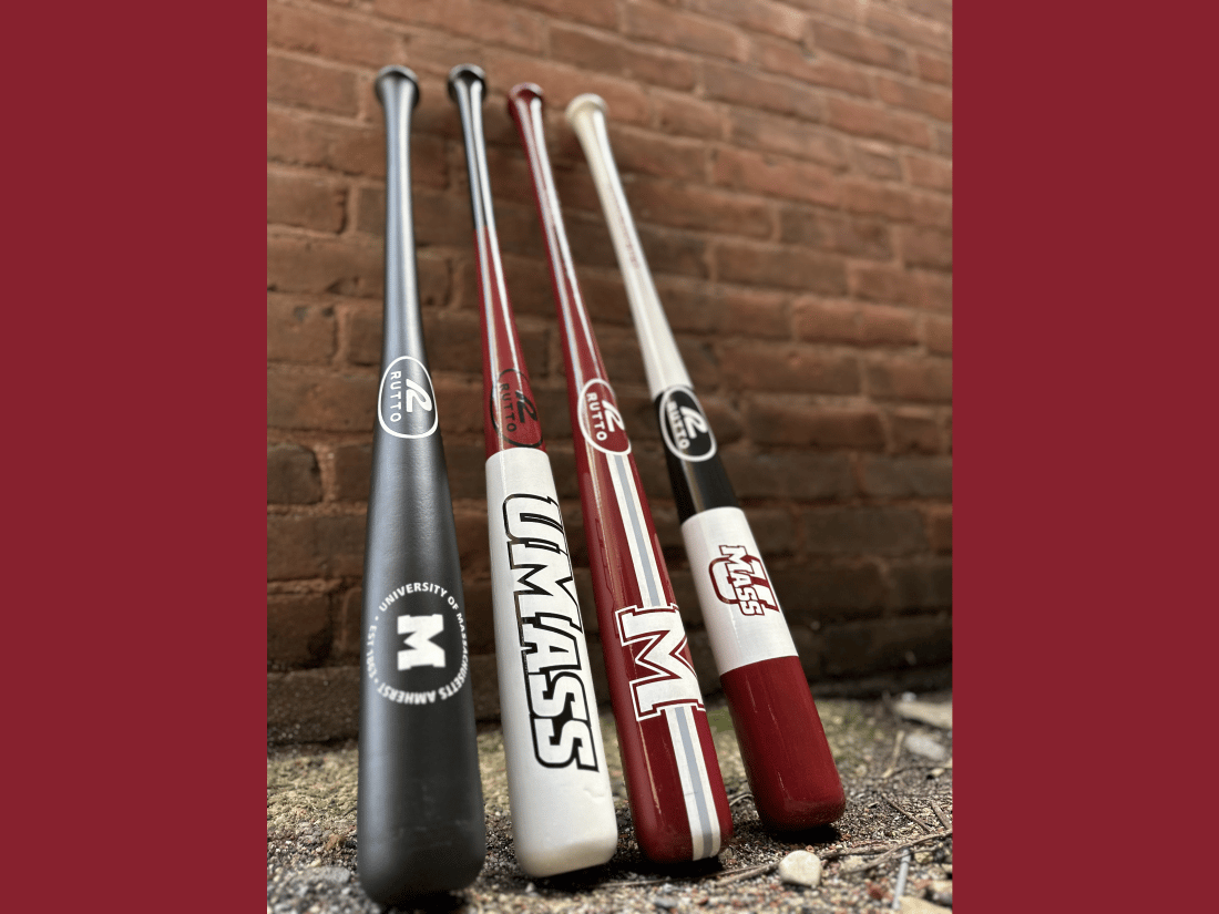 UMass Amherst Power U - Full Size Handcrafted Wood Bat