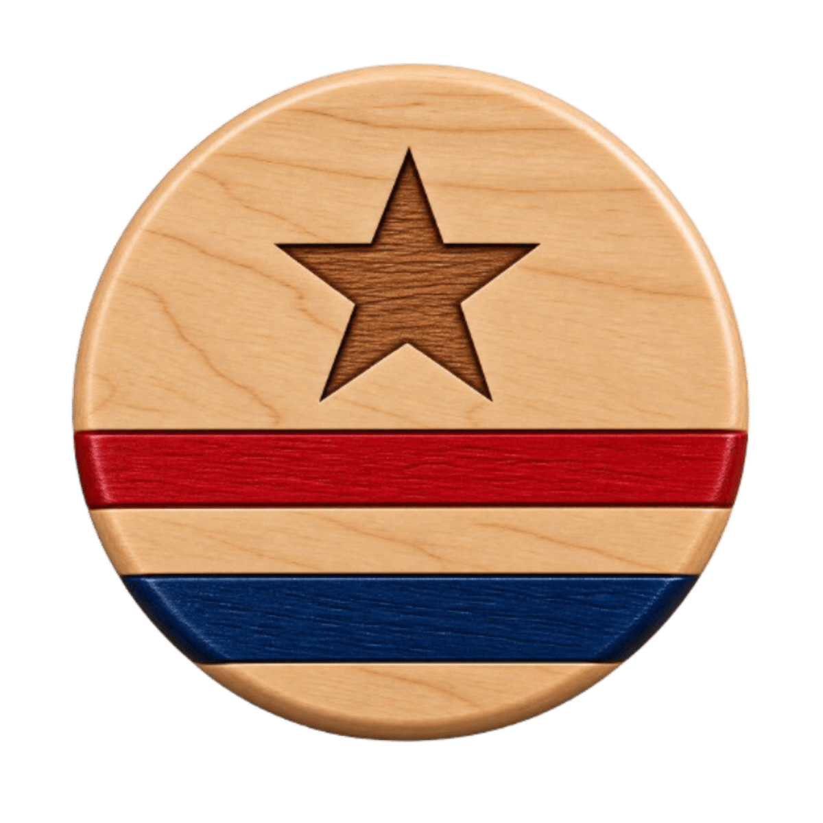 Rutto Engraved Hardwood Fridge Magnet