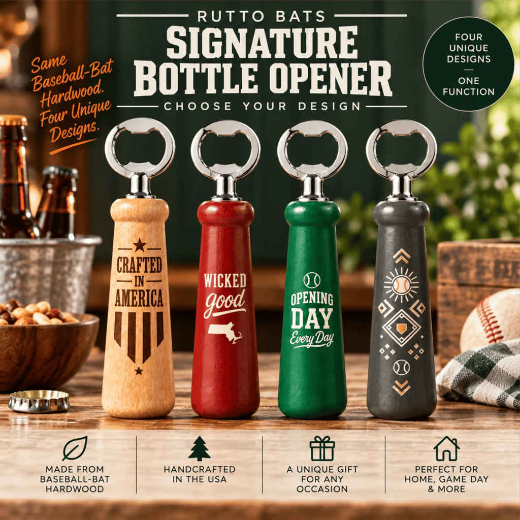 Signature Wood Bottle Opener | Rutto Bats